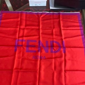 Fendi silk scarf